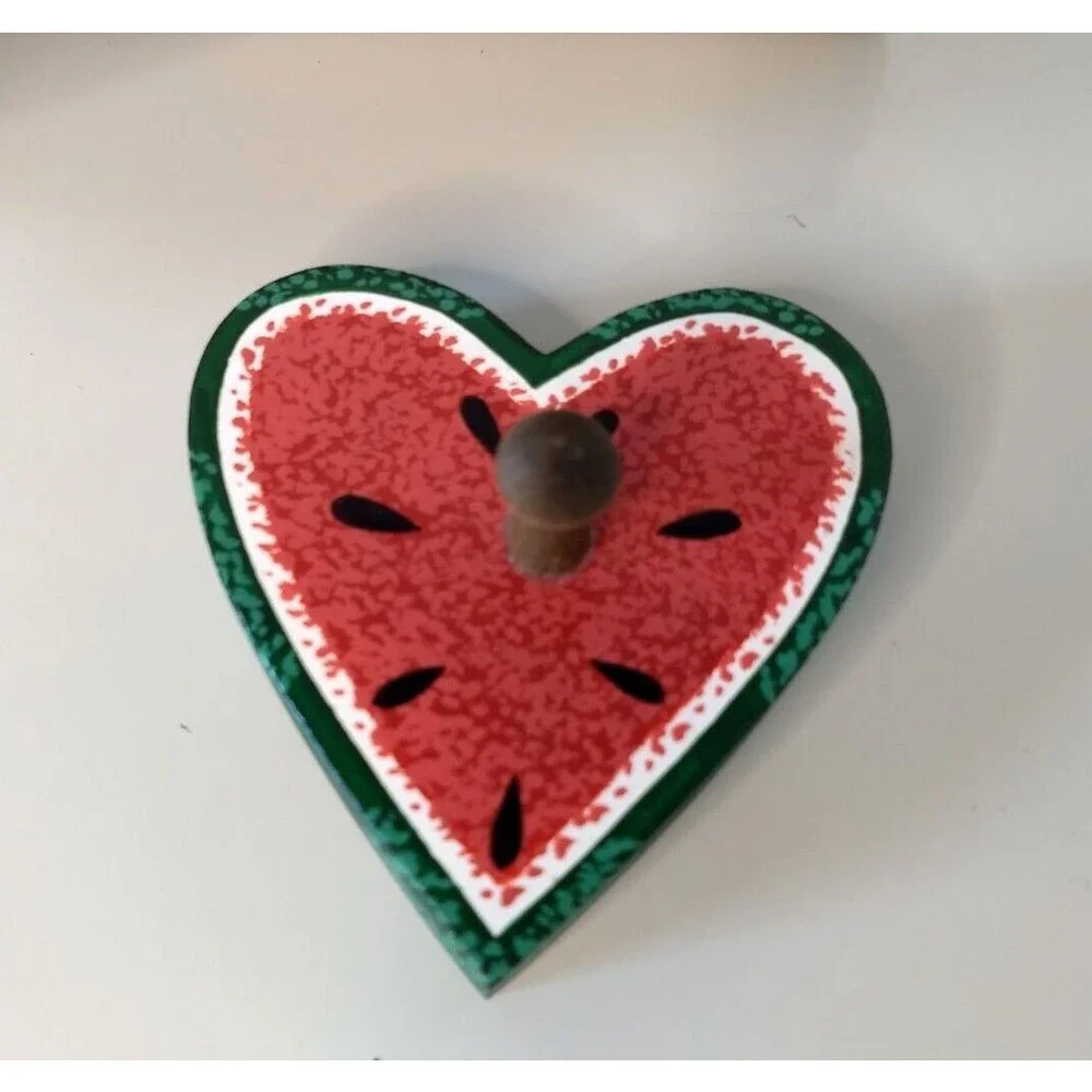 Wooden WATERMELON Slices Hanging Wall Decor Vintage HomeCo Summer Farmhouse‎ NEW